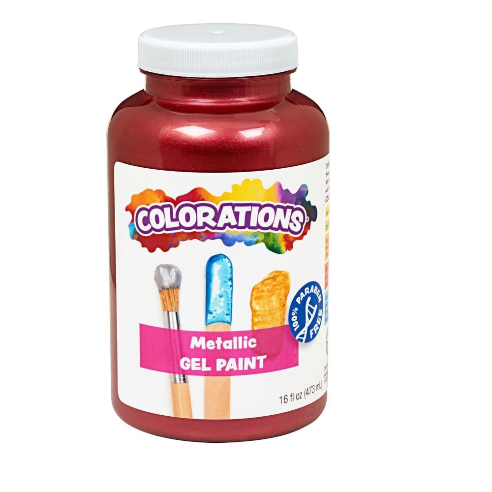 imageColorations Metallic Gel Paint Pink 16 oz Item CMPPIMetallic Russet