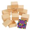 Colorations Wooden Trinket Boxes (Set of 12)