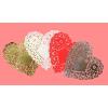 Hygloss Heart Doilies – 100 Pcs -4-Inch Gold, Silver, White and Red Paper Heart Shaped Doilies for Valentines Crafts, Table Settings – Ideal for Valentine Doily(6-Inch)