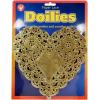 Hygloss Heart Doilies – 100 Pcs -4-Inch Gold, Silver, White and Red Paper Heart Shaped Doilies for Valentines Crafts, Table Settings – Ideal for Valentine Doily(6-Inch)