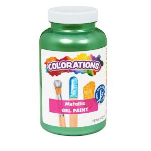 Colorations Metallic Gel Paint, Pink – 16 oz.. (Item # CMPPI)(Green)