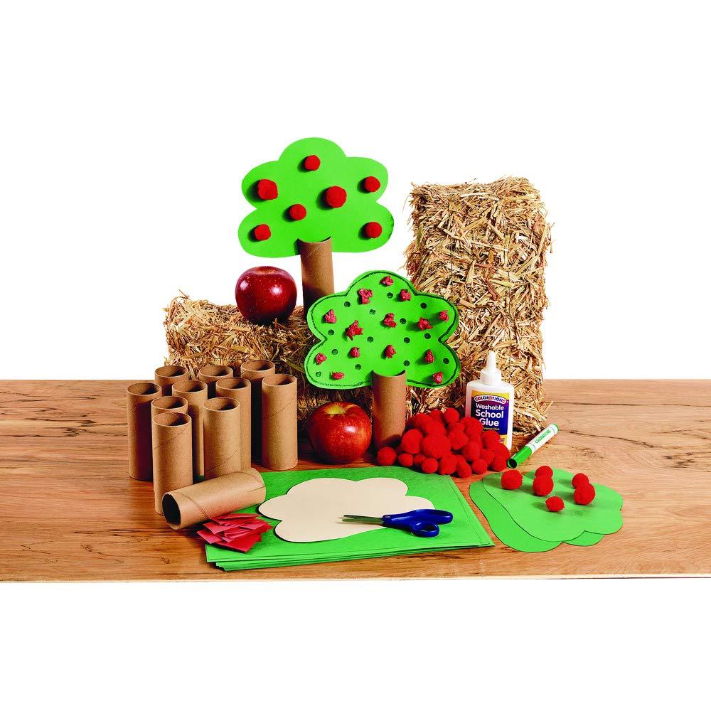 imageColorations PomPoms Pack of 300  Colorful PomPoms for Arts and Crafts Soft Plush TopQuality Acrylic  Versatile and Fun Assorted Craft PomsPoms Range from  to 2Red