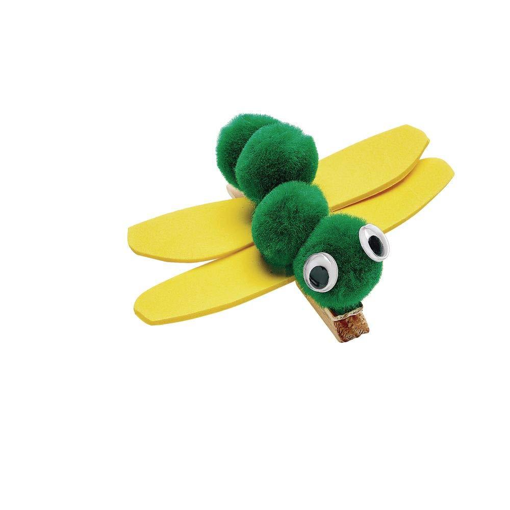 imageColorations PomPoms Pack of 300  Colorful PomPoms for Arts and Crafts Soft Plush TopQuality Acrylic  Versatile and Fun Assorted Craft PomsPoms Range from  to 2Green