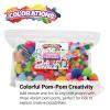 Colorations Pom-Poms, Pack of 300 – Colorful Pom-Poms for Arts and Crafts, Soft, Plush Top-Quality Acrylic – Versatile and Fun, Assorted Craft Poms-Poms Range from ¼” to 2”(Multicolor)
