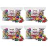 Colorations Pom Poms, 103 Colors , Set of 1200, Assorted Sizes, Plush and thick