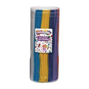 Colorations Colored Pipe Cleaners Multi-Pack, Includes 50 Soft Pipe Cleaners in 12 Colors – Versatile and Easy to Use for DIY Crafts, Ideal for Classroom and Home Learning