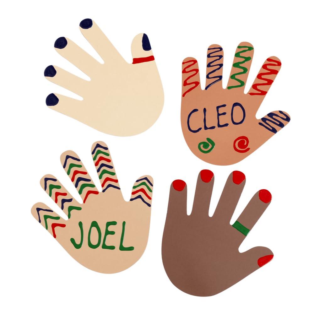 imageColorations Colors Like Me Hand Shapes  Set of 24  People Cutout Skin Tone ampamp Color Multicultural Paper Classroom Decorations Arts ampamp Crafts