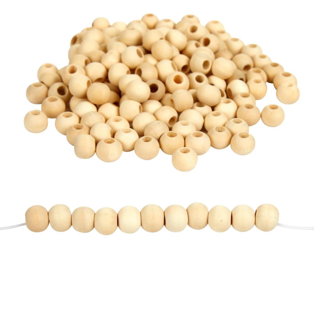 imageColorations Natural Tones Wooden Beads Bracelets  12 Kits