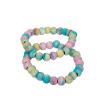 Colorations Natural Tones Wooden Beads Bracelets – 12 Kits