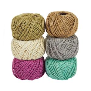 Colorations Natural Tones Colored Twine – 53 Yards, 6 Colors