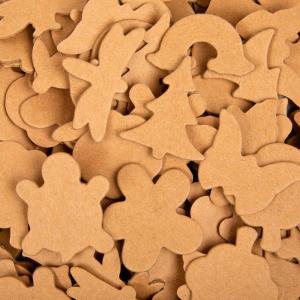 Colorations Natural Tones Craft Paper Shapes – 250 Pieces