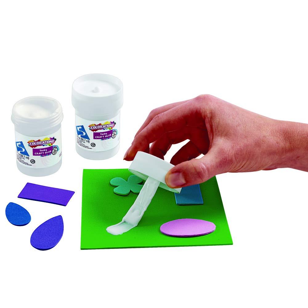 imageColorations Tacky Glue 3 OZ Each 12 per Set 2 Sets Included 24 Total Each Set Individually Packaged Personalize ampamp Decorate for Gifts Arts ampamp Craft Craft for Children Kids Crafts
