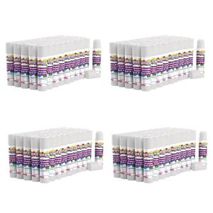 Colorations Premium Glue Sticks, Set of 200, Each Stick 0.17, Dries Clear, Acid Free Glue, Crafts, School Supplies, Classroom, Projects,Washable School Glue,Non Toxic Glue
