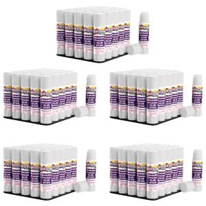 Colorations Premium Glue Sticks, Set of 150, Each 0.32 Ounces, Dries Clear, Crafts, School Supplies, Office, Home, Classroom, Washable School Glue, Non Toxic Glue, Acid Free