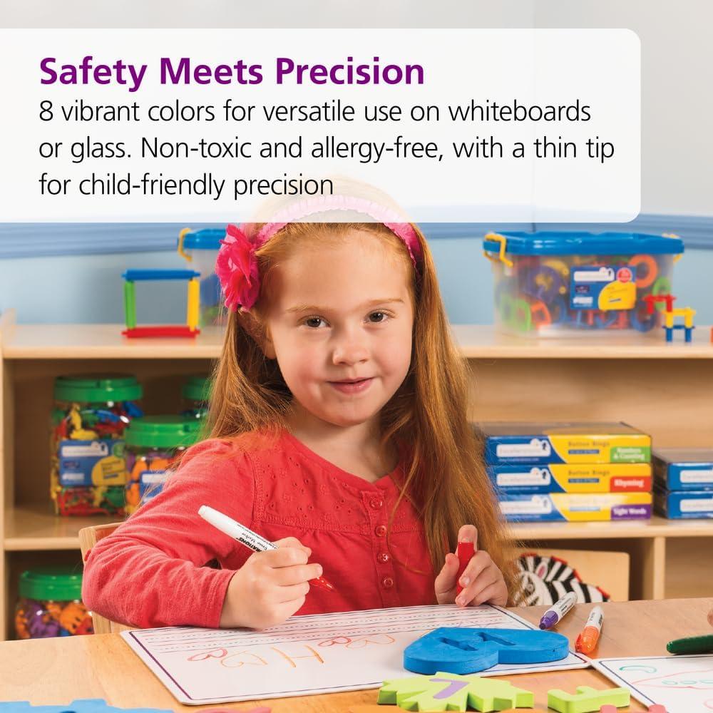 imageColorations Dry Erase Markers Fine Tip Value Pack  Set of 48