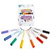 Colorations Chubby Markers, 8 Colors, 12 Packs, Color Marker, Coloring Posters, Drawing, Home, Classroom, School Supplies, Art Supplies, Craft Projects, Kids Markers, Markers for Children, Non Toxic