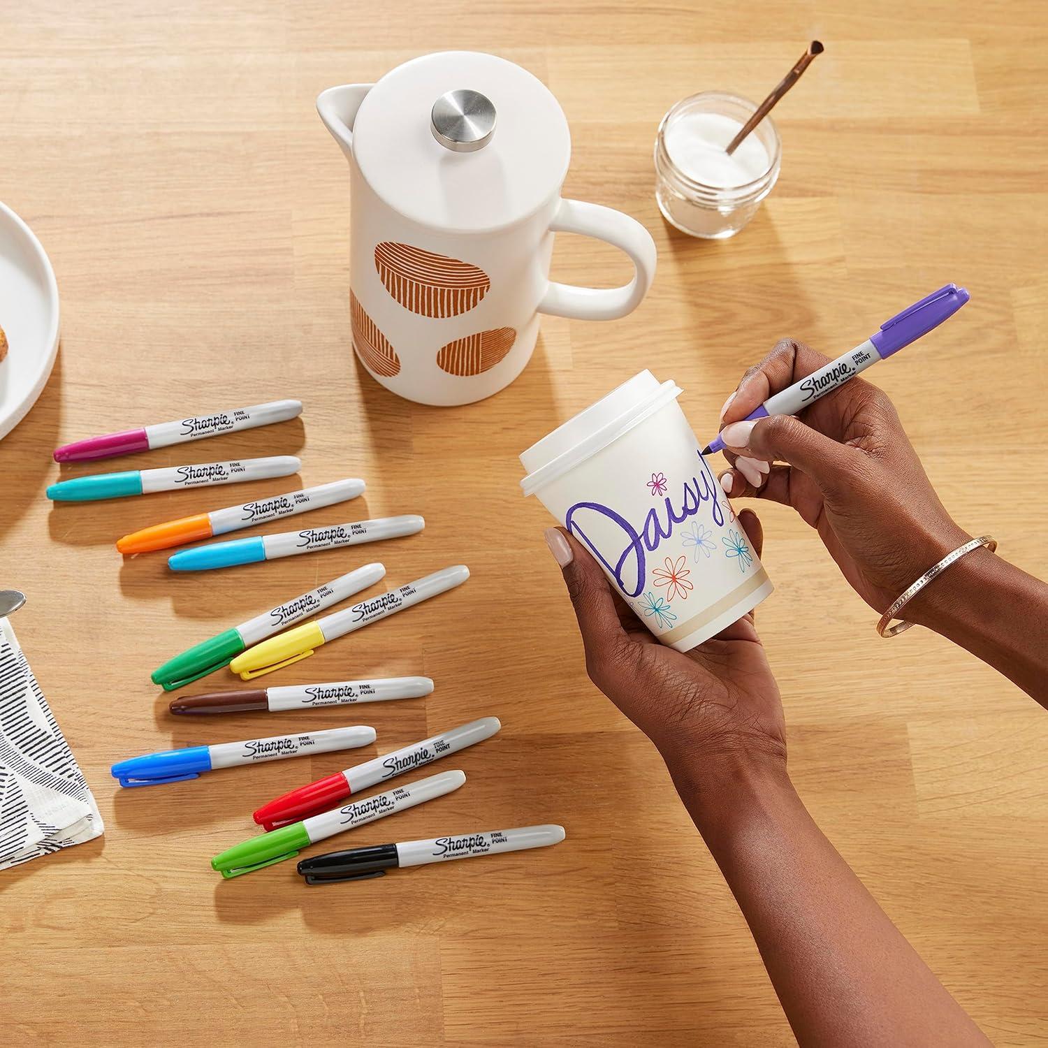 imageSharpie Color Burst Permanent Markers Fine Point Assorted 24 Pack 19495571