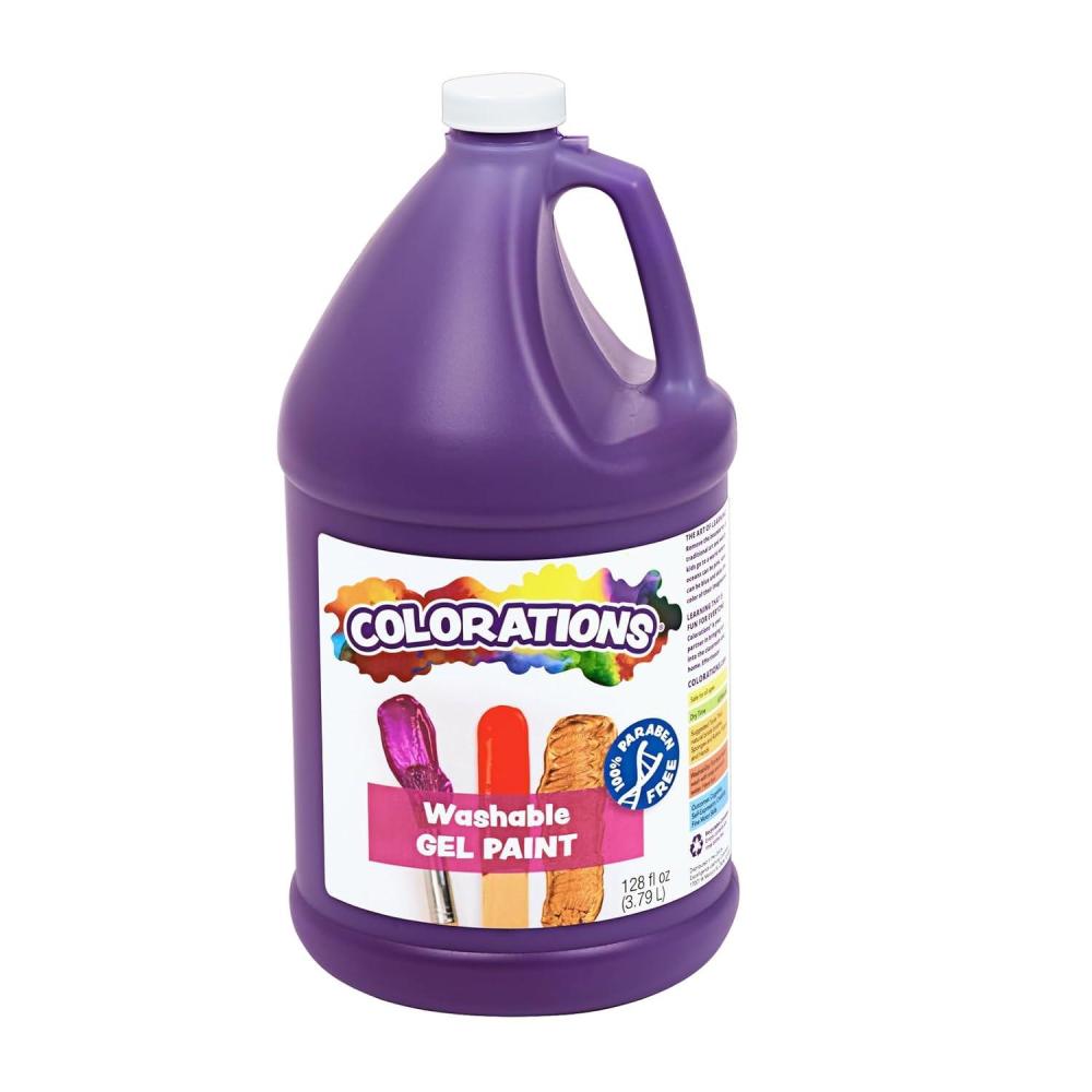 imageColorations Washable Gel Paint Gallon PurplePurple