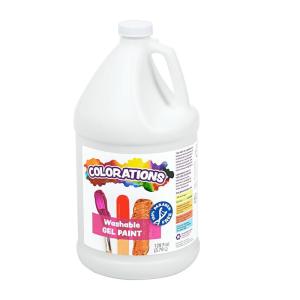 Colorations Washable Gel Paint Gallon, Purple(White)