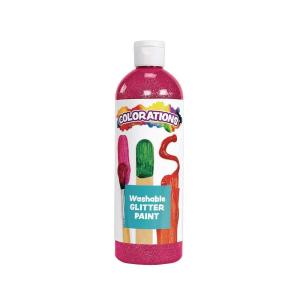 Colorations Washable Glitter Paint, Gallon, Red, Non Toxic, Vibrant, Bold, Kids Paint, Craft, Hobby, Fun, Art Supplies(Magenta)