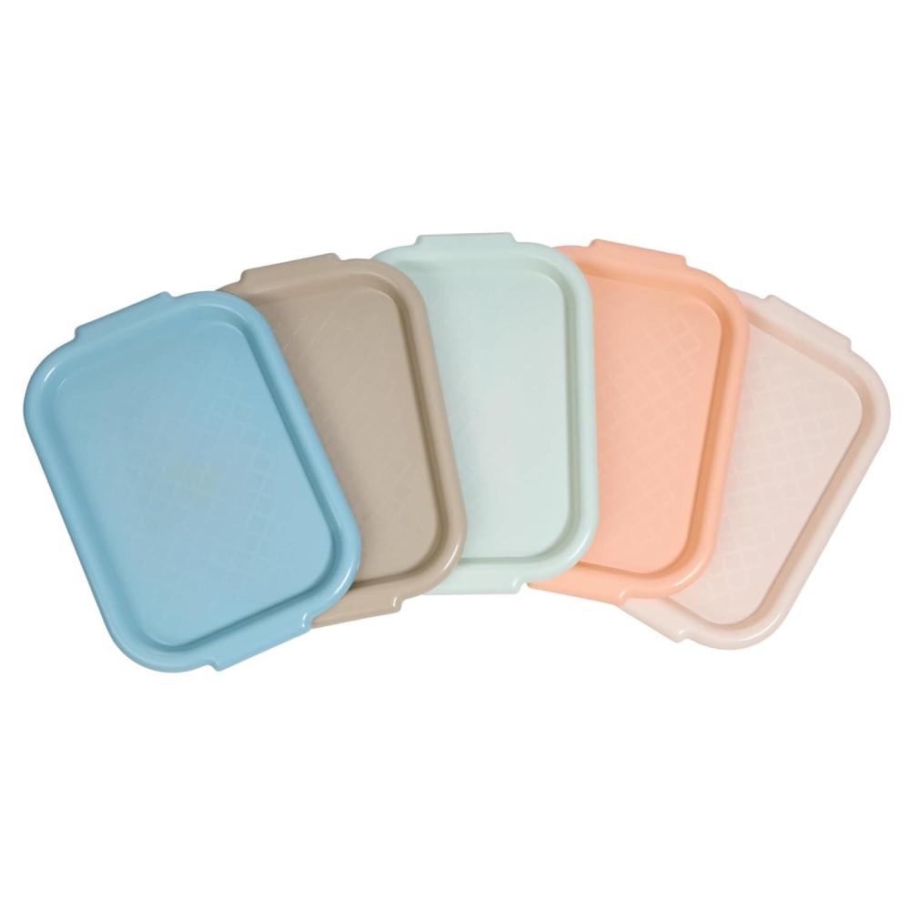 imageColorations Boho Brawney Tough Plastic Art Trays Set of 5