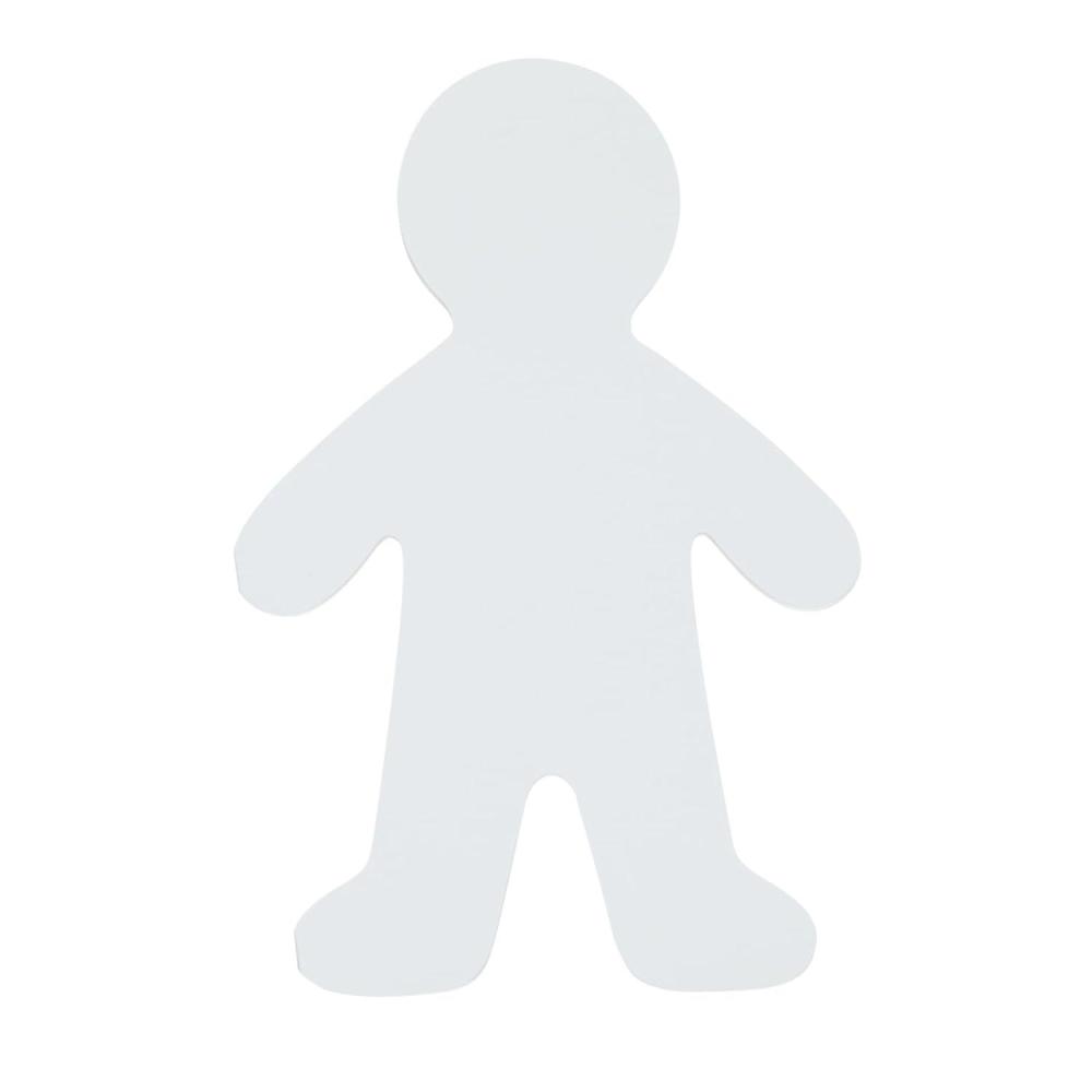 imageColorations Jumbo People Shape with Notepad  Set of 12