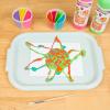 Colorations Boho Brawney Tough Plastic Art Trays- Set of 5