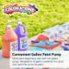 Colorations Pump Dispenser, Gallon Pump, 128 oz Pump, Less Mess, Less Waste