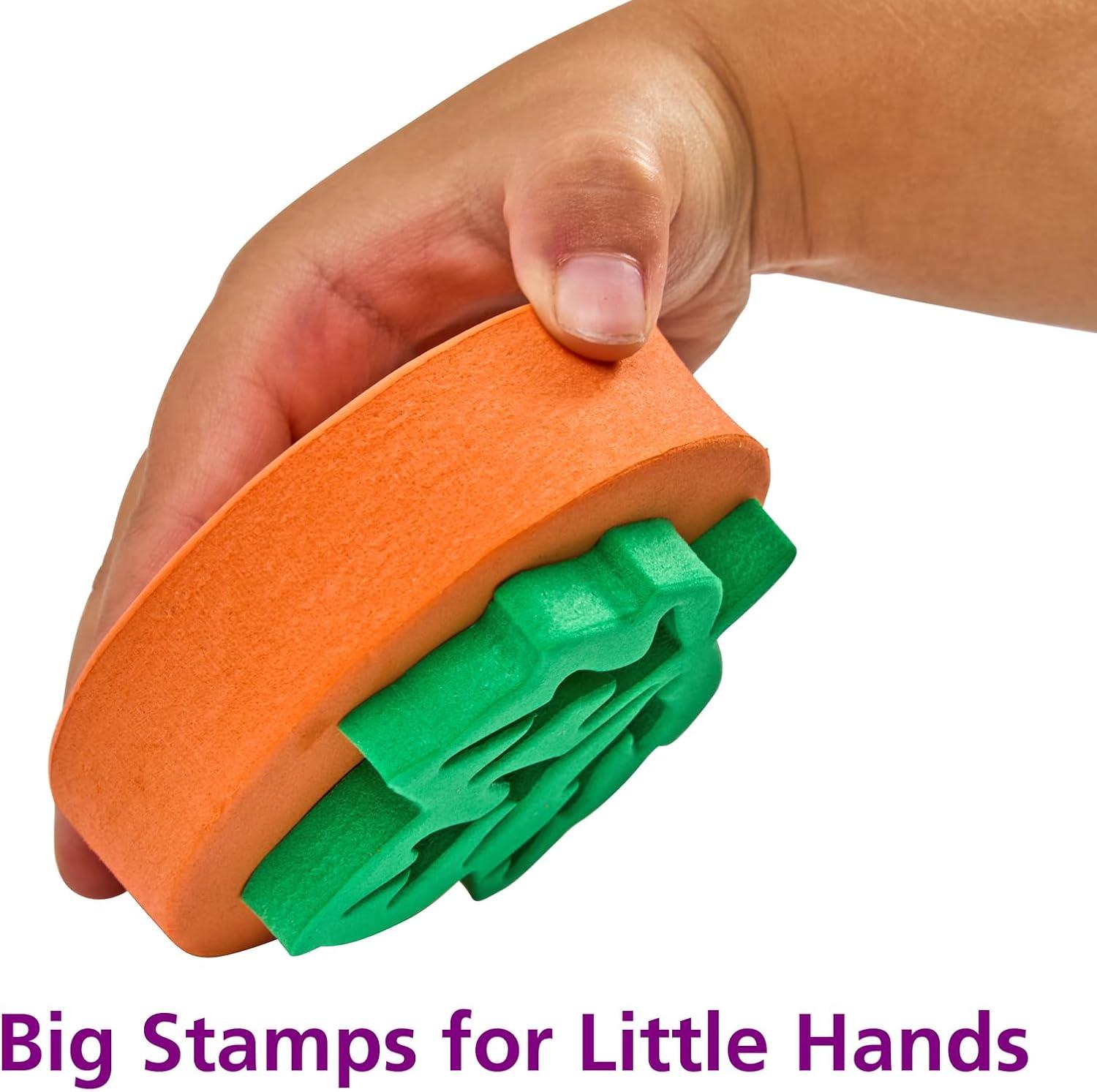 image:imageColorations Uppercase Alphabet Stampers Set of 26 chunky Uppercase Alphabet Stampers Set contains all the letters in the alphabet Shapes Numbers