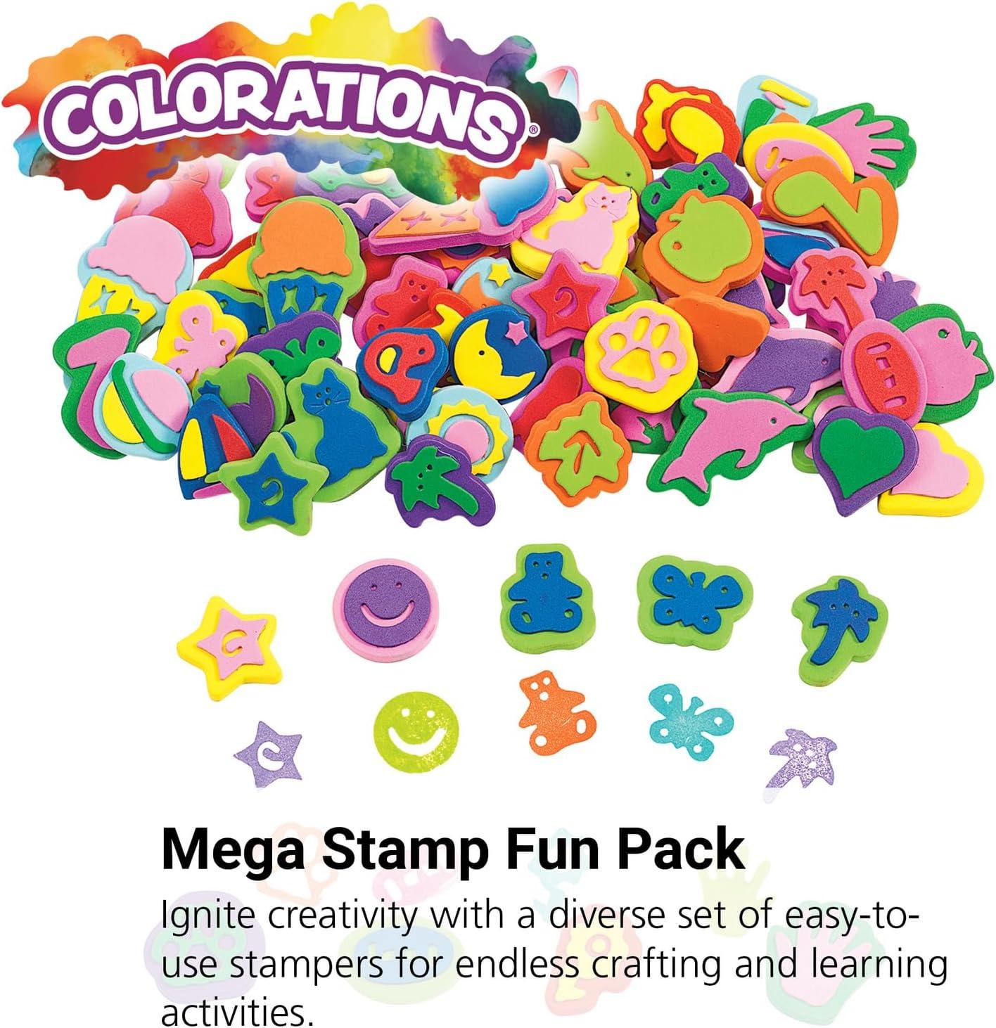 image:imageColorations Uppercase Alphabet Stampers Set of 26 chunky Uppercase Alphabet Stampers Set contains all the letters in the alphabet Shapes Mega Pack