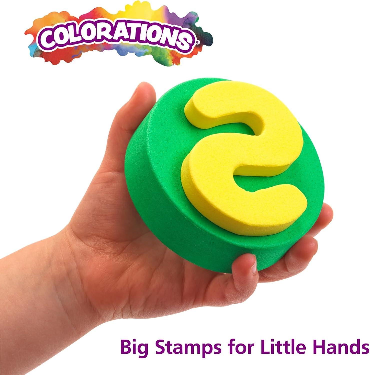 image:imageColorations Uppercase Alphabet Stampers Set of 26 chunky Uppercase Alphabet Stampers Set contains all the letters in the alphabet Uppercase Letters