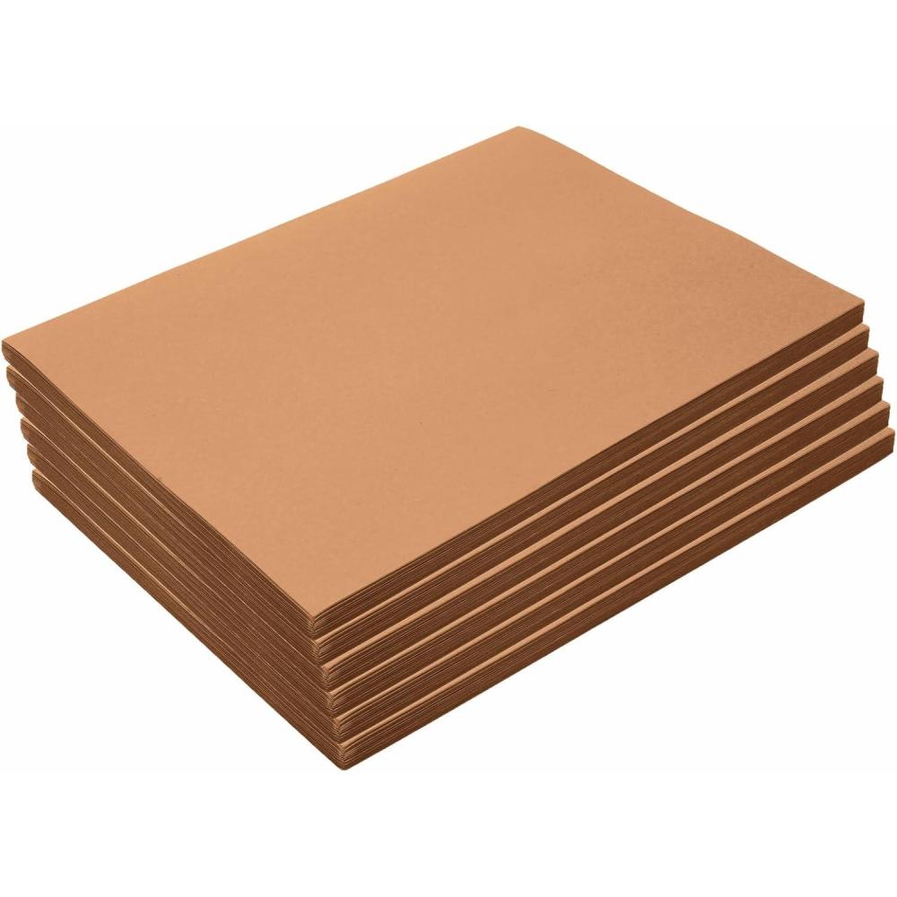 image:imageColorations 9 x 12 Mediumweight Light Brown Construction Paper  300 Sheets Bulk Pack Art Paper Arts and Crafts School Supplies Drawing Coloring Painting 3D Art Paper