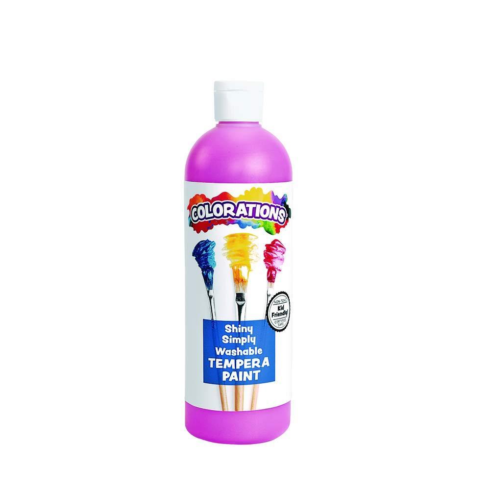 image:imageColorations Washable Tempera Shiny Metallic Effect Paint 16 fl oz Set of 8 Colors Non Toxic Vibrant Bold Kids Paint Craft Hobby Fun Art SuppliesMagenta