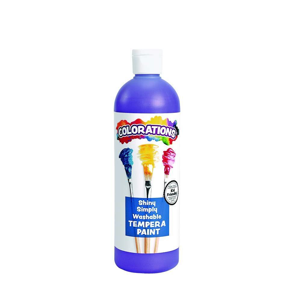 image:imageColorations Washable Tempera Shiny Metallic Effect Paint 16 fl oz Set of 8 Colors Non Toxic Vibrant Bold Kids Paint Craft Hobby Fun Art SuppliesPurple