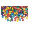 Colorations Colored Wood Cubes, 196 Pieces, 5/8 inch, Dyed Natural Wood, Geometric, Building, Arts & Crafts, Decorations, Multi-Colored, DIY Crafts, for Kids, STEM