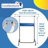 Colorations Excellerations Classroom Adjustable (36 – 63 inches H) Charts Stand on Wheels Mobile Teaching Pocket Chart Stand (Item # EXPAND)
