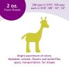 Colorations FMSHAPES Buckets of Fun EVA Foam Shapes, Set of 6 Themes, with Storage, for Kids, Arts & Crafts, Craft Projects, Create, Creative