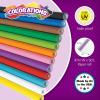 Colorations Prima-Color Fade-Resistant Paper Rolls, Black, Arts and Crafts, 48″ x 60′, Drawing, Finger Painting, Paint, Watercolor, Wall Art, Bulletin Boards, Kids Crafts, (Model: RESISTBK)(Orange)