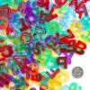 Colorations Translucent Multi-Color Uppercase Plastic Letters, 3/4″ Ea, 208 Pieces, Collaging, ABC Letters, Alphabet For Kids
