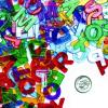 Colorations Translucent Multi-Color Uppercase Plastic Letters, 3/4″ Ea, 208 Pieces, Collaging, ABC Letters, Alphabet For Kids