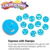Colorations Uppercase Alphabet Stampers – Set of 26, chunky Uppercase Alphabet Stampers Set contains all the letters in the alphabet ,(Emotions)