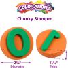 Colorations Uppercase Alphabet Stampers – Set of 26, chunky Uppercase Alphabet Stampers Set contains all the letters in the alphabet ,(Shapes & Numbers)