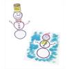 Colorations Uppercase Alphabet Stampers – Set of 26, chunky Uppercase Alphabet Stampers Set contains all the letters in the alphabet ,(Snowman)