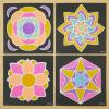 Colorations® World of Art – India Rangoli, 6 Designs with Sand
