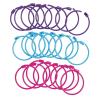 Colorations Pony Bead Bracelets for Kids, Set of 24, 3 Colors, 1/4 Diameter, Snap Closure, Jewelry, Gifts, Arts & Crafts, Wearables, Reusable (Item # PBBR)