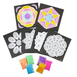 Colorations® World of Art – India Rangoli, 6 Designs with Sand