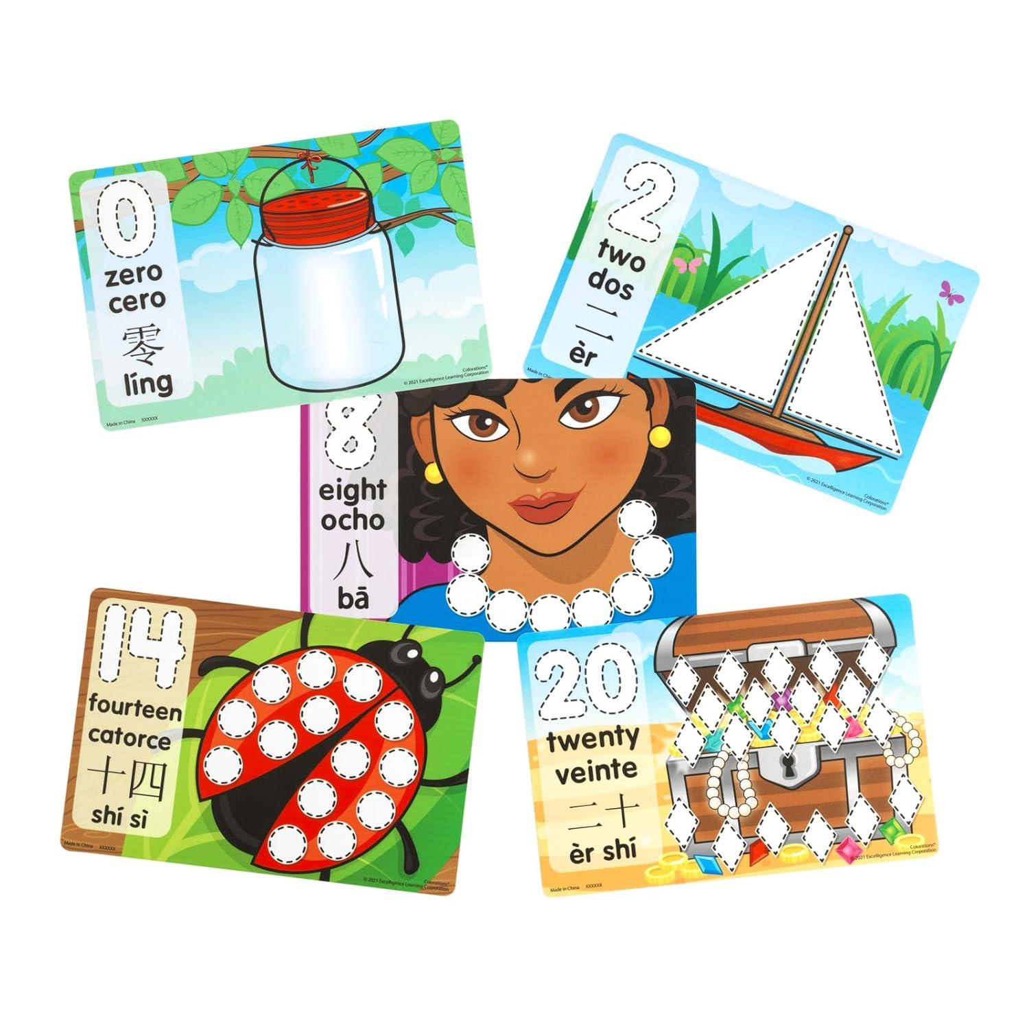 image:imageColorations Counting Numbers 020 Modeling Mats Dough Mats Use Modeling Dough to Complete The Scene