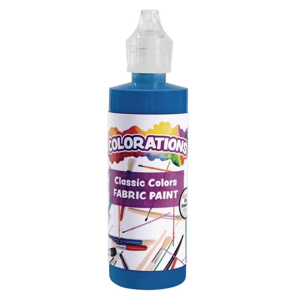 image:imageColorations Fabric Paint Set 4oz Bottles 12 Colors Fabric Paint is Permanent amp Remains on The Fabric Creamy amp Easy to Apply to Cotton Cotton Blends Polyester Canvas amp More Craft Fabric Paint