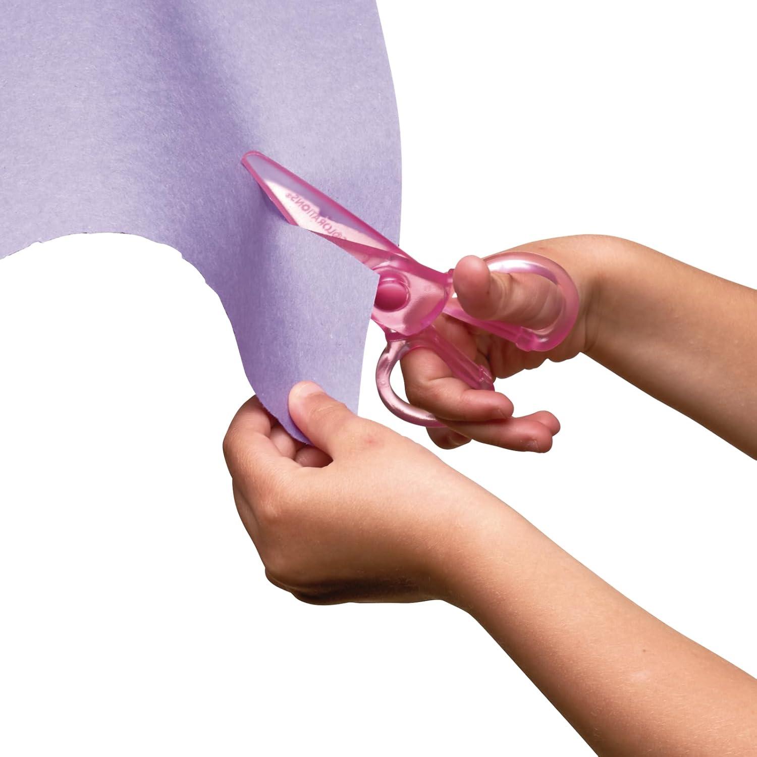 image:imageColorations Plastic Wont Cut Hair Scissors Set of 12