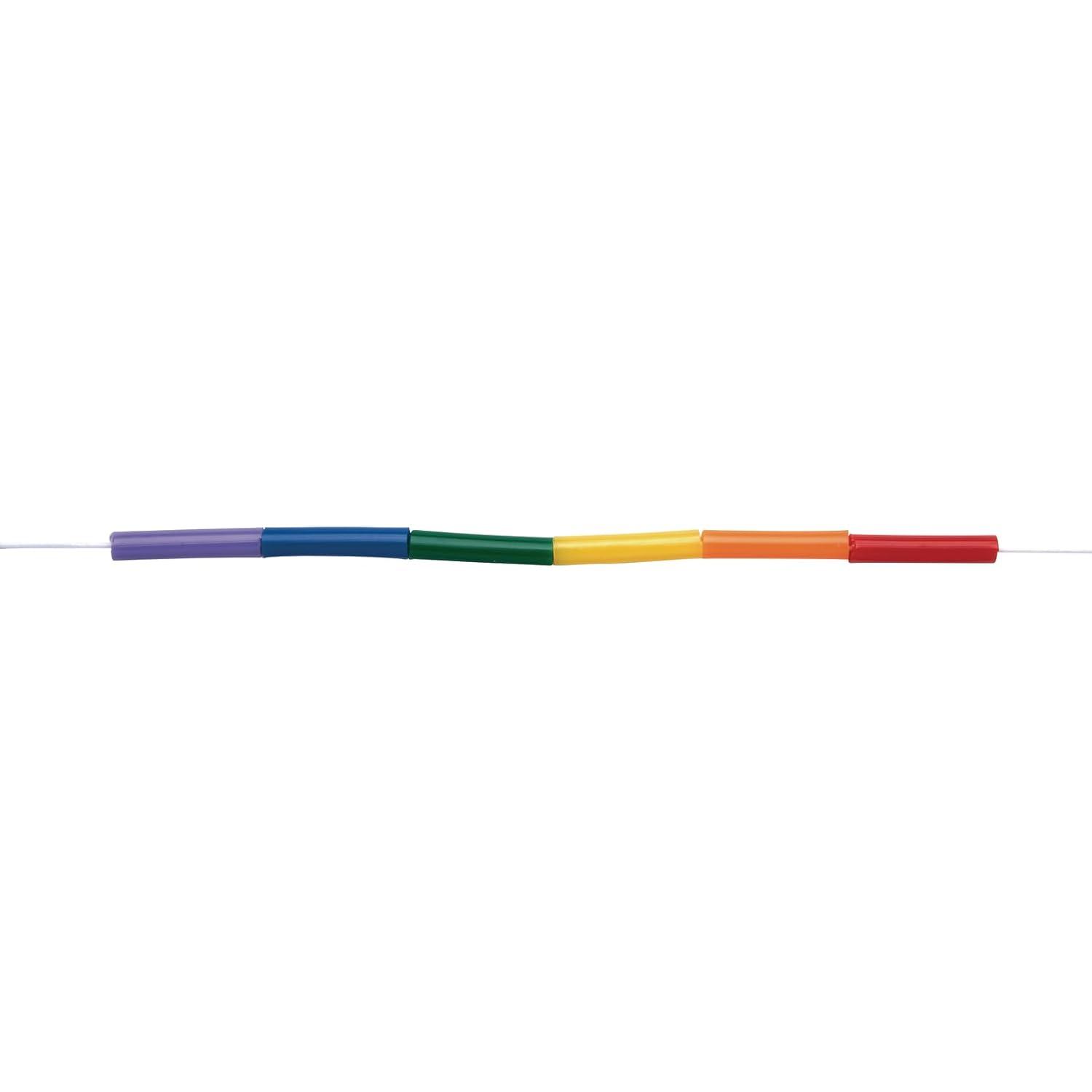 image:imageColorations STRS Plastic Stringing Straw Beads for Jewelry Necklaces Bracelets Crafts Hobbies and Early Math Skills Sorting Counting and Patterning  1Pound Resealable Gusseted Bag